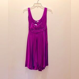 NWT Prada Silk Purple Midi Dress